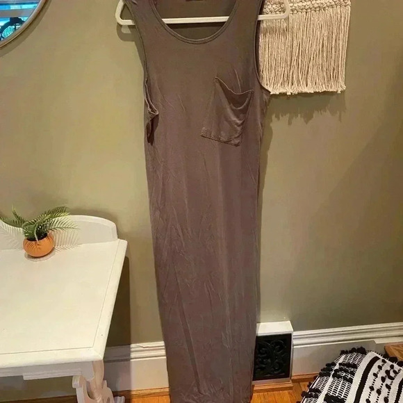 ZARA TRAFALUC MAXI SLIP DRESS WITH SIDE SLITS S - Picture 1 of 4